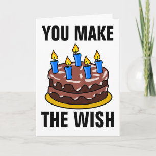 NAUGHTY BIRTHDAYS BLOW FÖDELSEDAGSKORT FÖR MAKE KORT