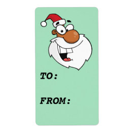 Naughty Black Jultomten Gift-etikett Fraktsedel