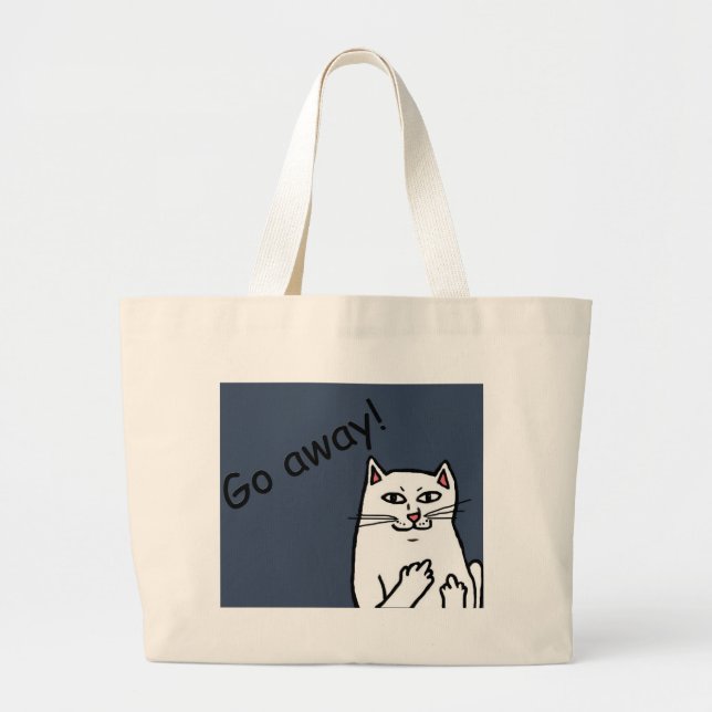 Naughty Cat Jumbo Tygkasse (Framsidan)
