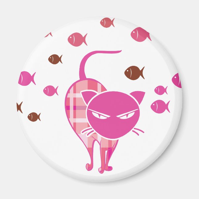 Naughty Cat Magnet (Framsidan)