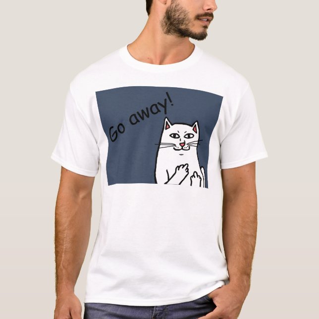 Naughty Cat Tee Shirt (Framsida)