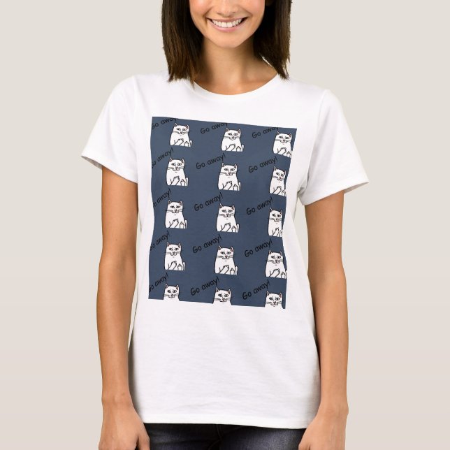 Naughty Cat Tee Shirt (Framsida)