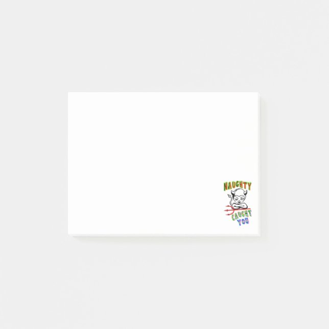 Naughty Caught You Post-it Block (Framsida)