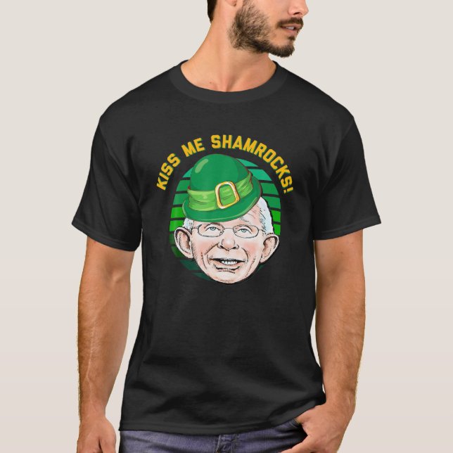 Naughty Dr Fauci Leprechaun St. Patrick's Day Sham T Shirt (Framsida)