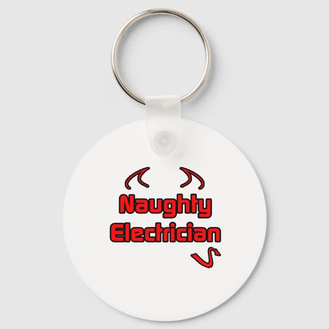 Naughty Electrician Nyckelring (Framsida)