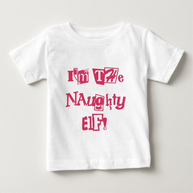 Naughty Elf T-shirts och Gifts (Framsida)