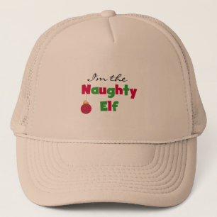 Naughty Elf T-shirts och Gifts Keps