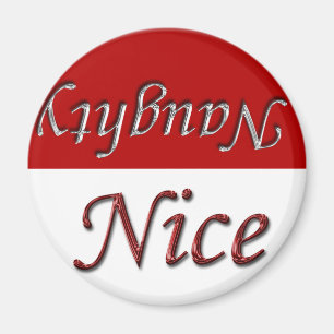 Naughty eller Nice den här Julhelgen Magnet