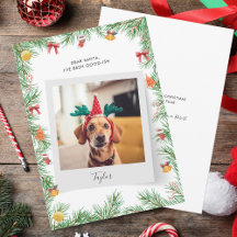 Naughty eller Nice Funny Pet Hund Anpassningsbar j