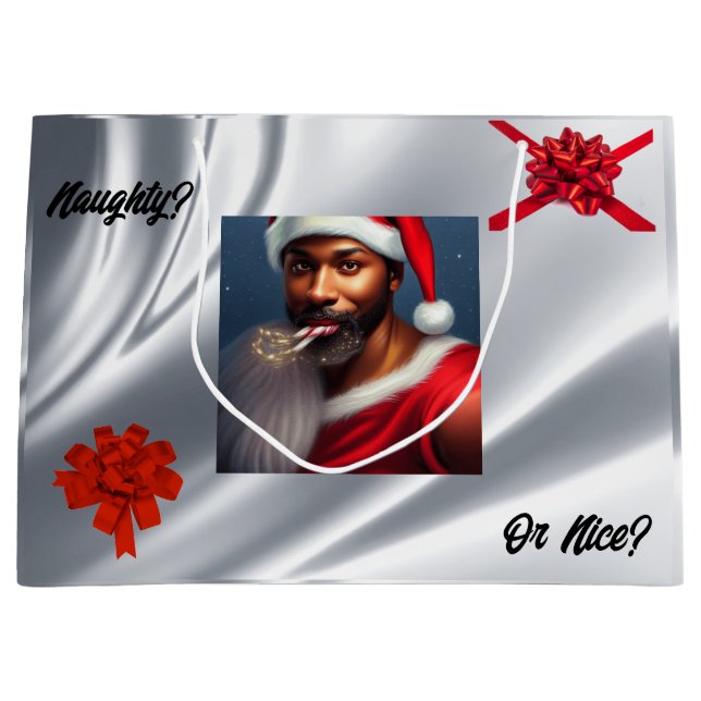 Naughty eller Nice Gift Bag (Framsidan)