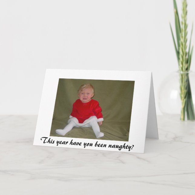 Naughty eller Nice? Helgkort (Framsida)