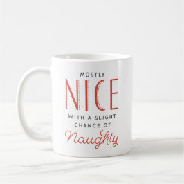 Naughty eller Nice Roliga meningar jul Kaffemugg