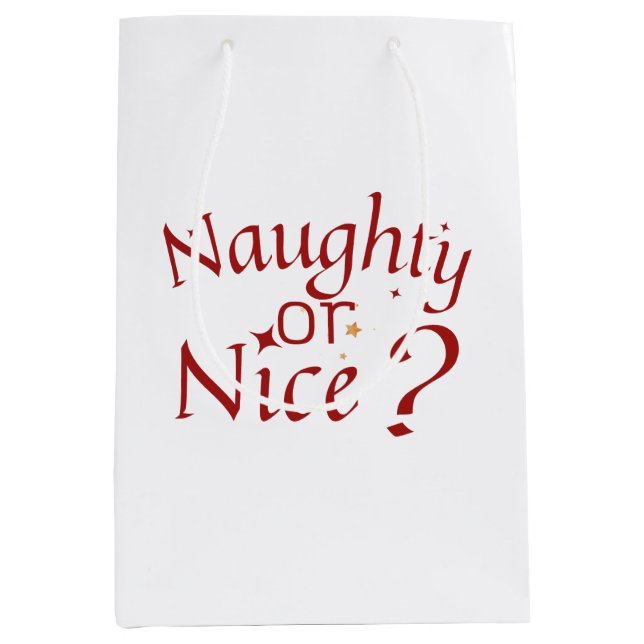 Naughty eller Nice? - Typografi för uppspelning av (Framsidan)