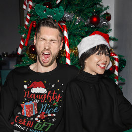 Naughty eller Nicenyj jul T Shirt