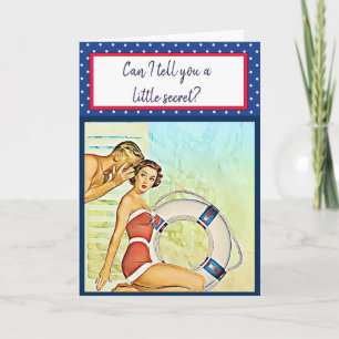 Naughty Flirty Retro Beachy Kort