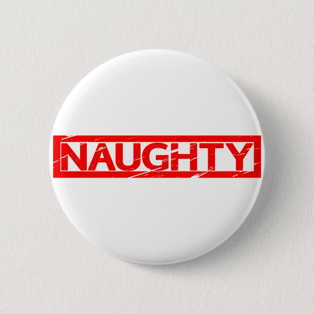 Naughty Frimärke Knapp (Framsida)