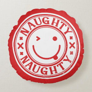 Naughty Funny jul Rund Kudde