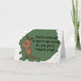 Naughty Funny julklapp för renare Helgkort