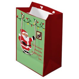 Naughty Girl Bad Santa Funny Joke Humor Roligt