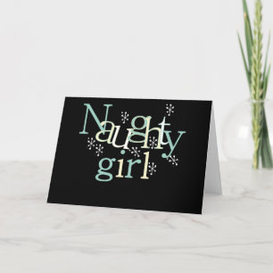 Naughty Girl Helgkort