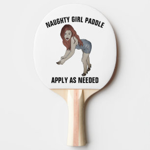 NAUGHTY GIRL PADD;LE Ping Pong Paddles Pingisracket