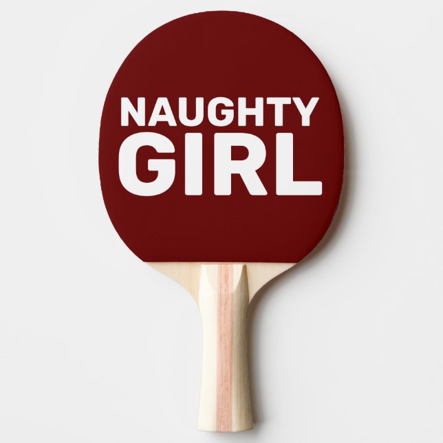 NAUGHTY GIRL PING PONG PADDLES PINGISRACKET (Framsidan)