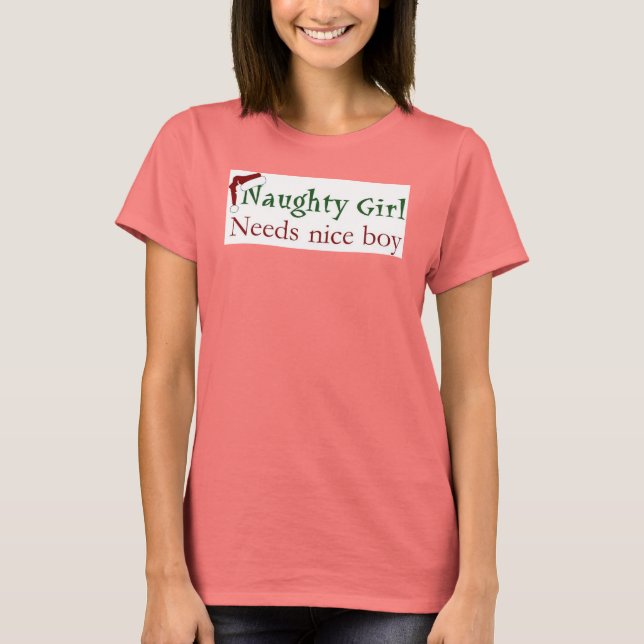 Naughty Girl T Tee (Framsida)