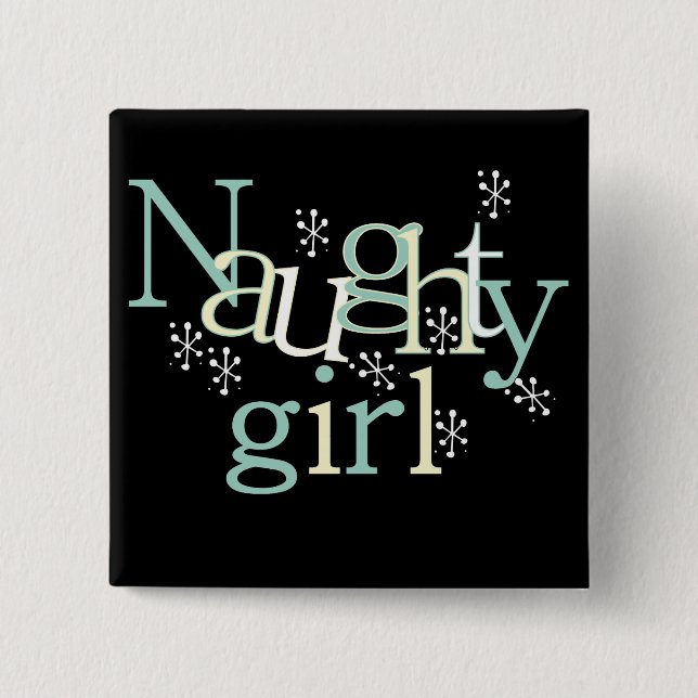 Naughty Girl Tshirts and Gifts Knapp (Framsida)