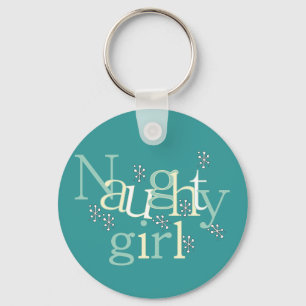 Naughty Girl Tshirts and Gifts Nyckelring