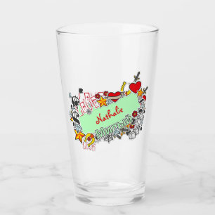 Naughty Girls kväll på dekalen Glaskopp