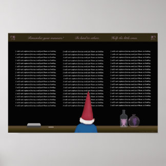 Naughty Gnome Poster