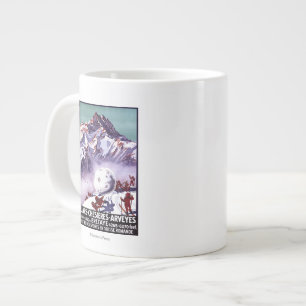 Naughty Gnomes Skapar Giant Snowball Poster Jumbo Mugg