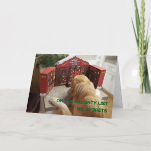 Naughty Golden Retriever No. Kort