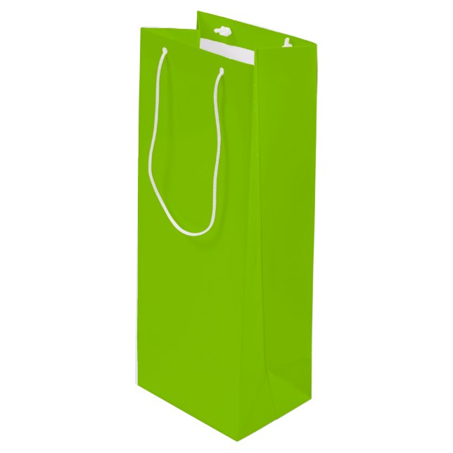 Naughty Grönt ANPASSADE Vin Bags (Framsidan Vinklad)