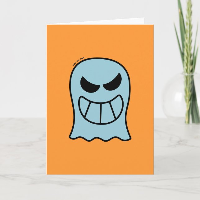 Naughty Halloween Ghost Kort (Framsida)