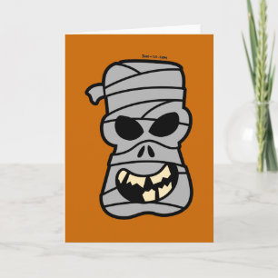 Naughty Halloween Mummy Kort