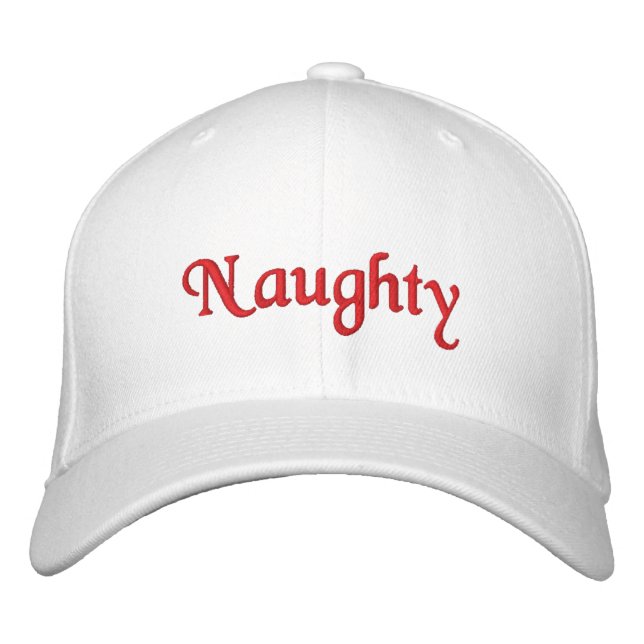 Naughty Hat Broderad Keps (Framsida)