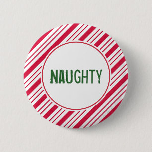 Naughty Helgdag Button Knapp