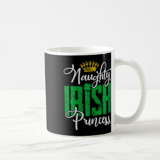 Naughty Irish Princess St patrick's day Irland Kaffemugg