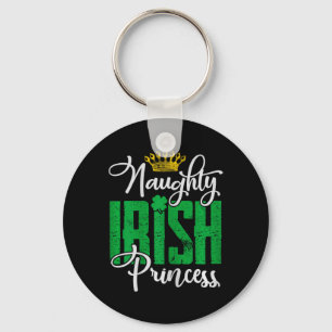 Naughty Irish Princess St patrick's day Irland Nyckelring