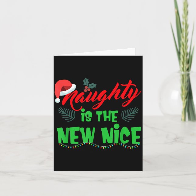 Naughty Is The New Nice  Kort (Framsida)