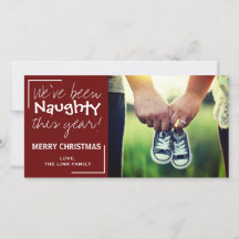 Naughty jul Baby-meddelande