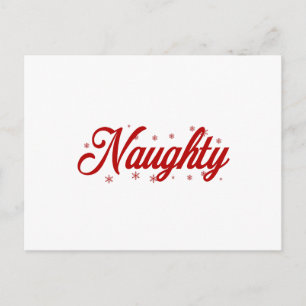 Naughty jul-par helg vykort