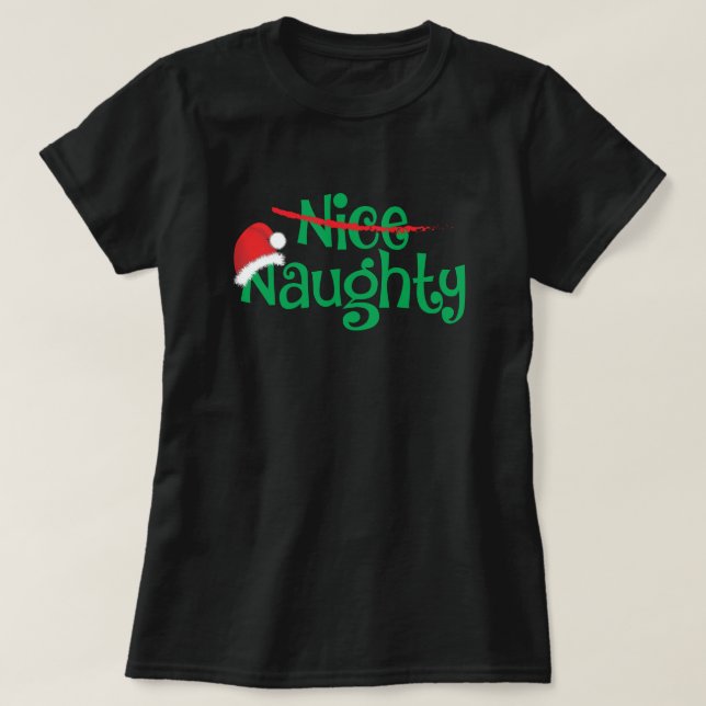 Naughty jul Tee (Design framsida)