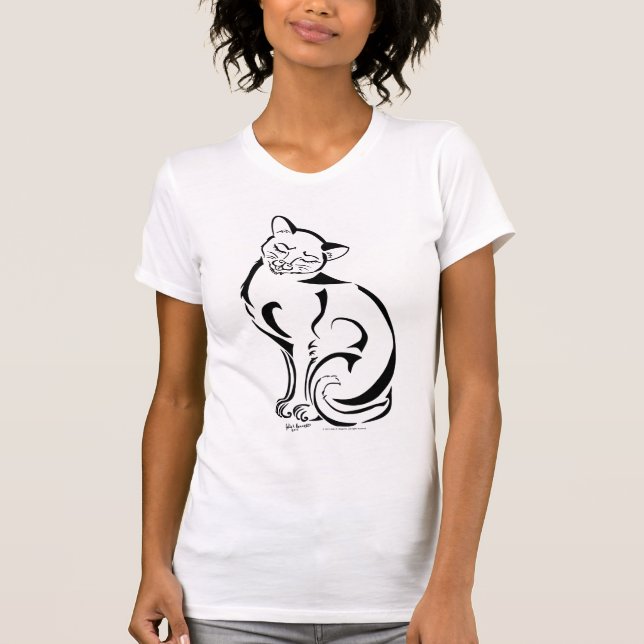 Naughty Kattunge (ingen text) Shirt Tee Shirt (Framsida)