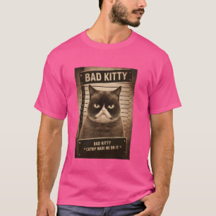 Naughty Kattunge Jail Photo Catnip fick mig att gö T Shirt