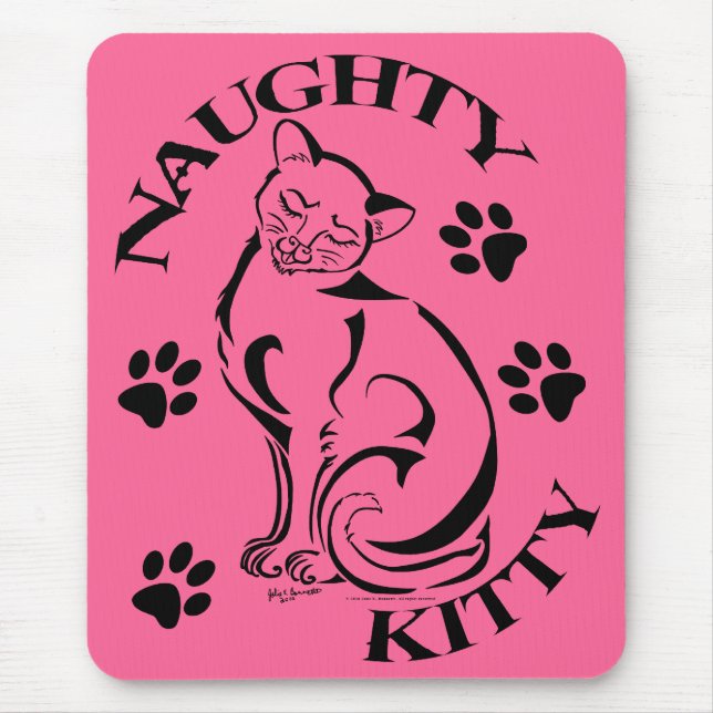 Naughty Kattunge Mousepad Musmatta (Framsidan)