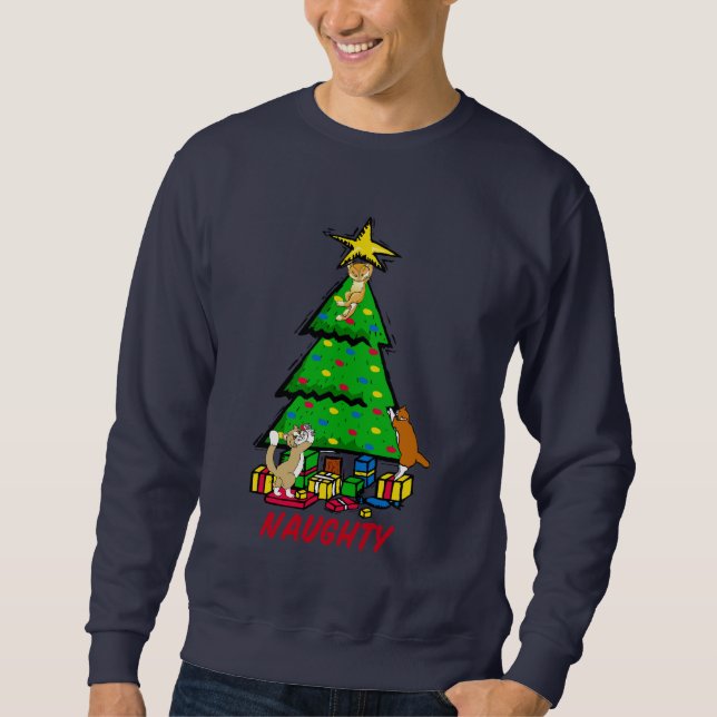 Naughty Kattunge Shirt Sweatshirt (Framsida)