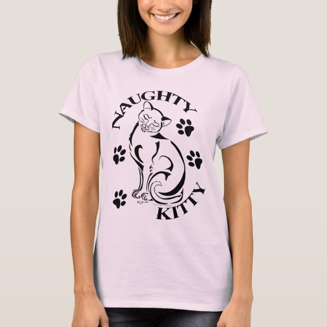 Naughty Kattunge Shirt Tee (Framsida)