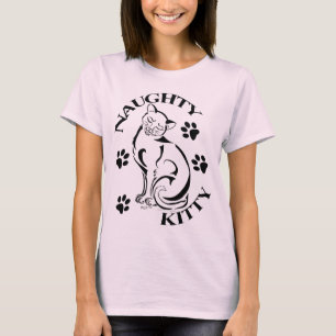 Naughty Kattunge Shirt Tee Shirt